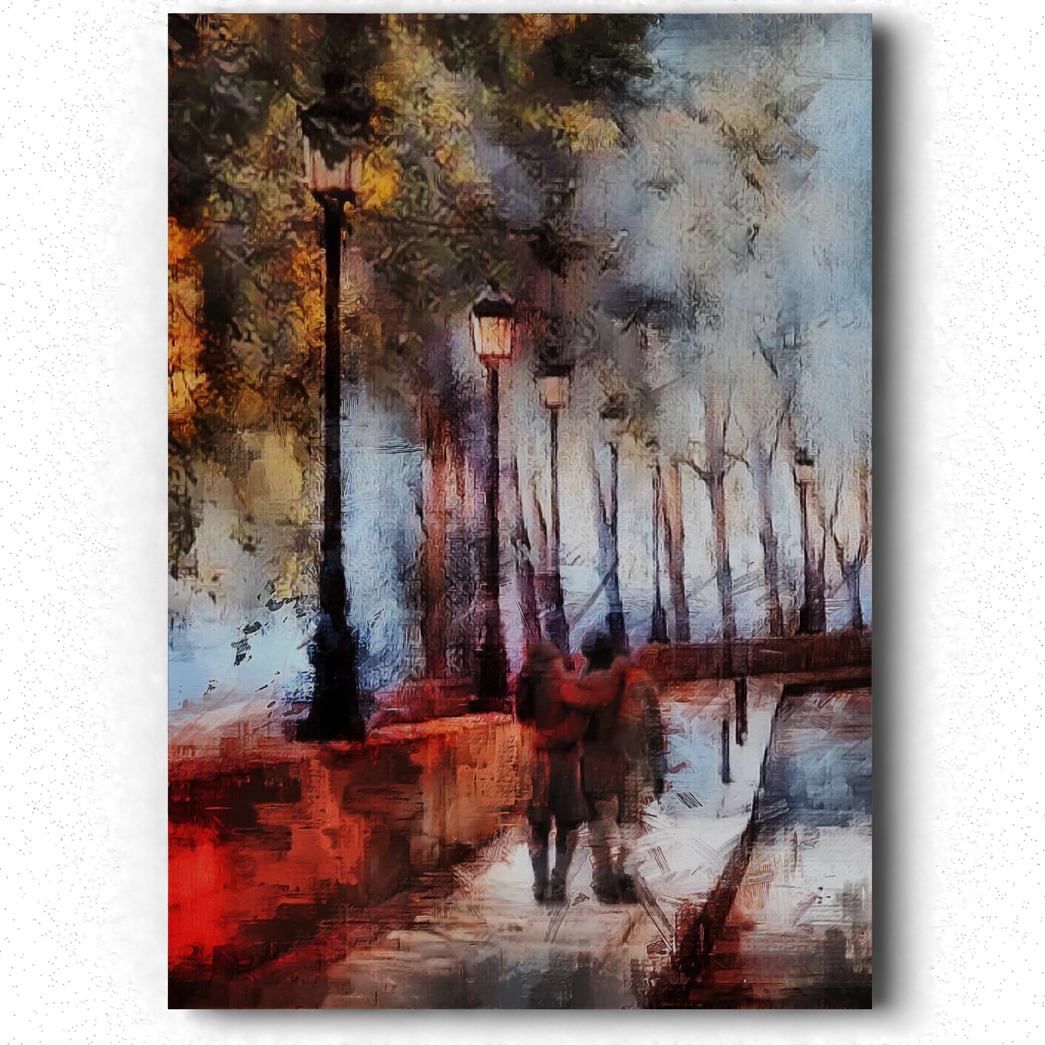 Bras dessus, Bras dessous, Quai de Bourbon, Paris — Arnaud Quercy