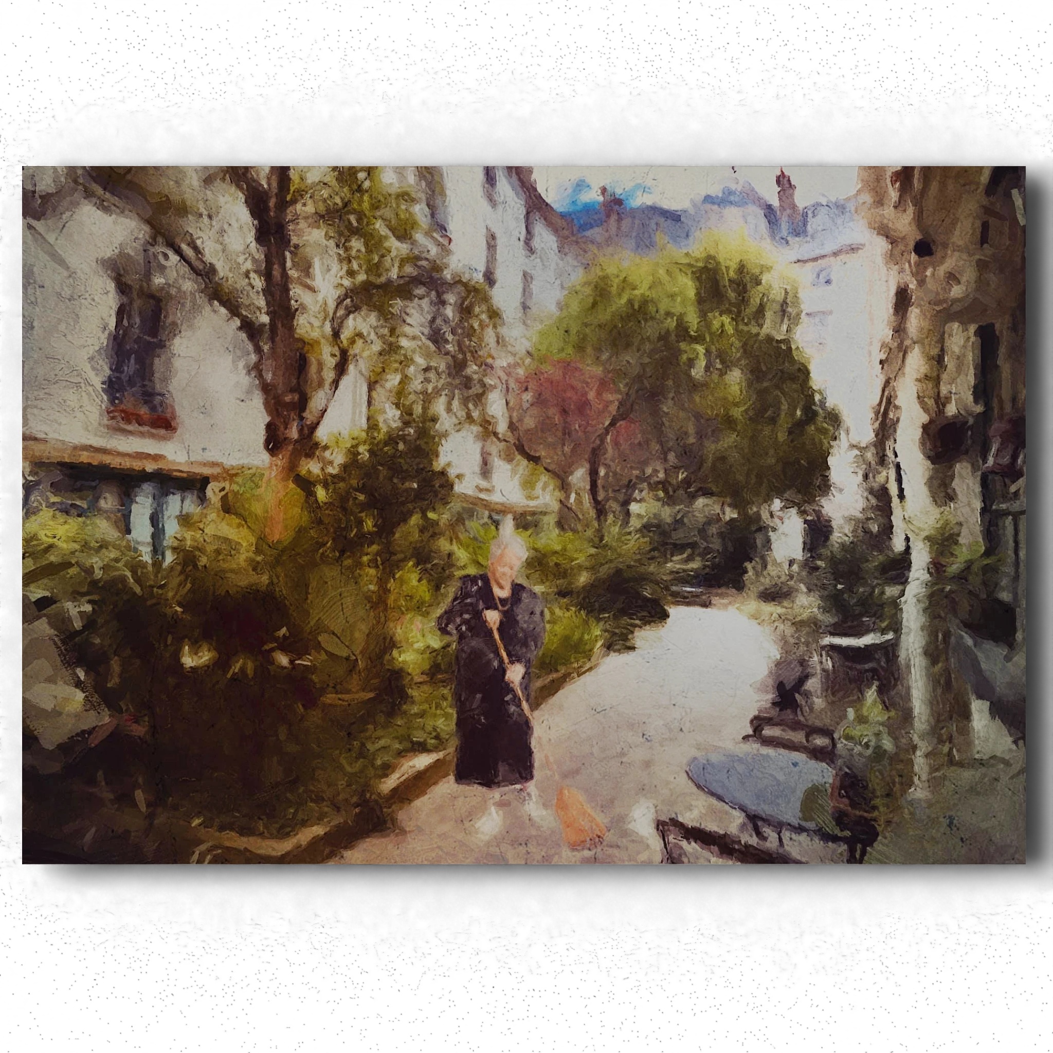 La vieille femme au balai — Arnaud Quercy