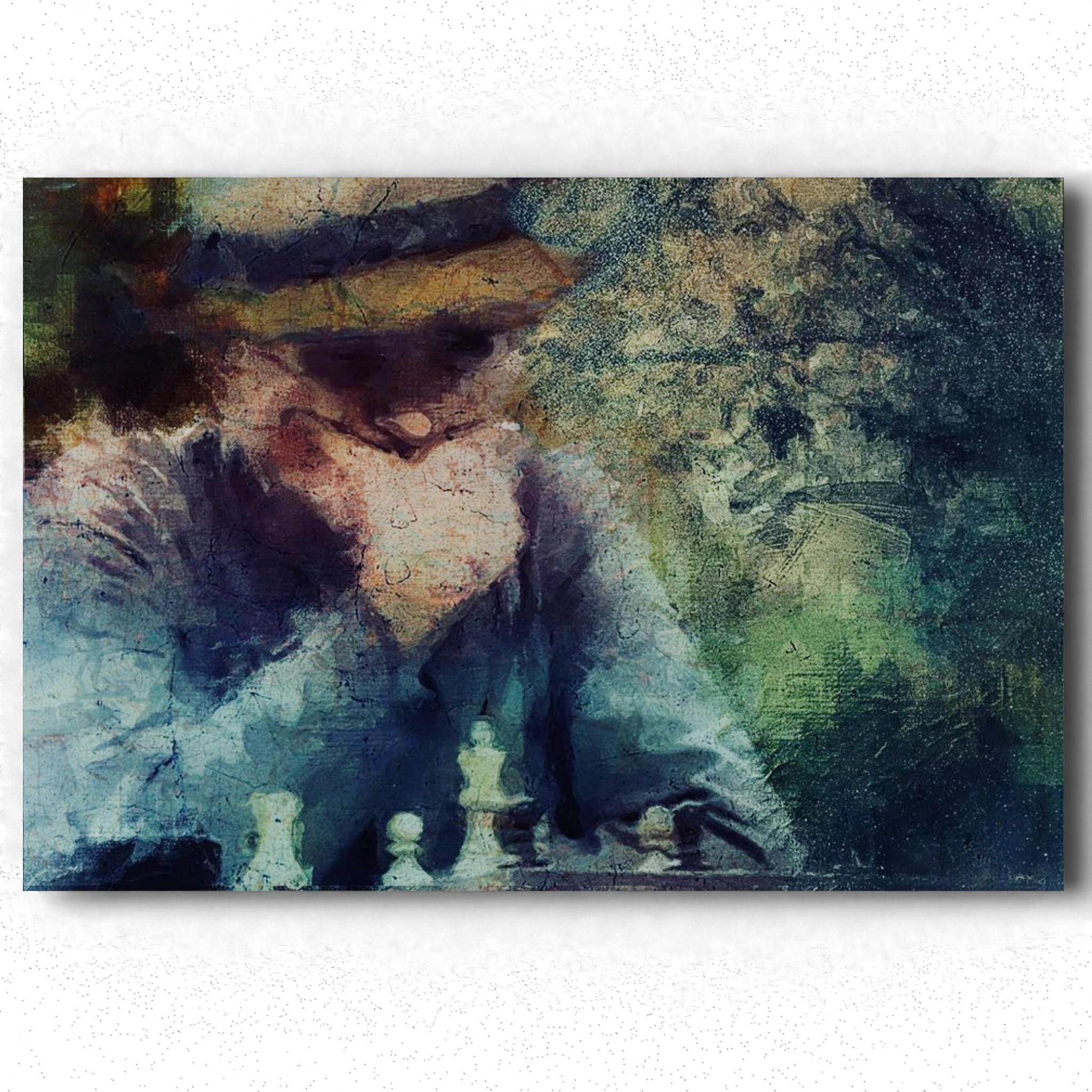 Le joueur d'échecs - Jardin du Luxembourg, Paris — Arnaud Quercy