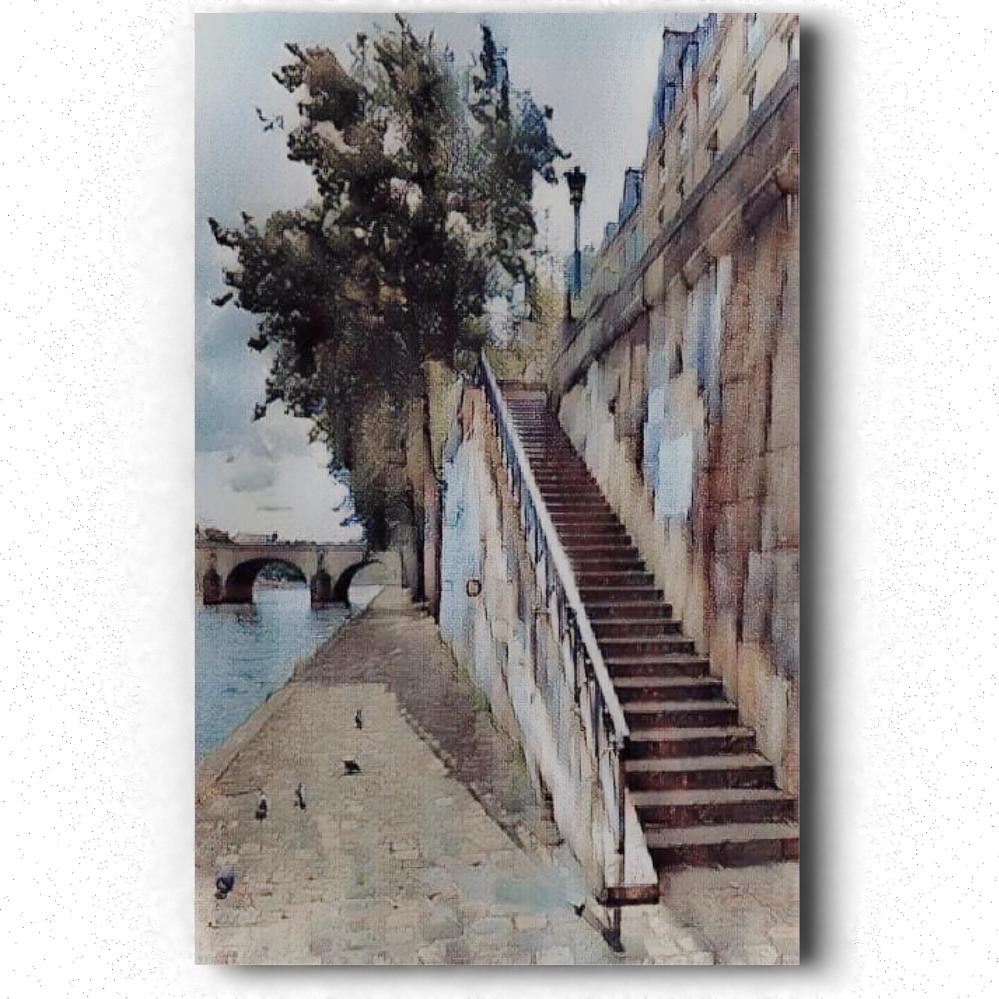 L'escalier du Quai de Bourbon, Paris — Arnaud Quercy