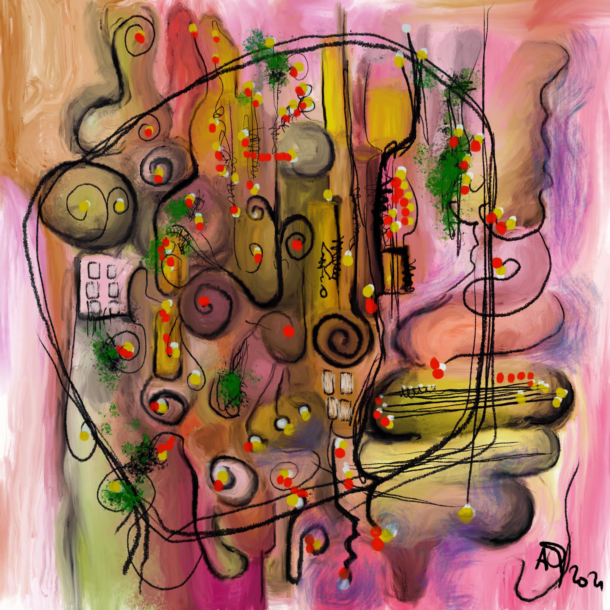 Abstract Loops - Sur le printemps - Comp II