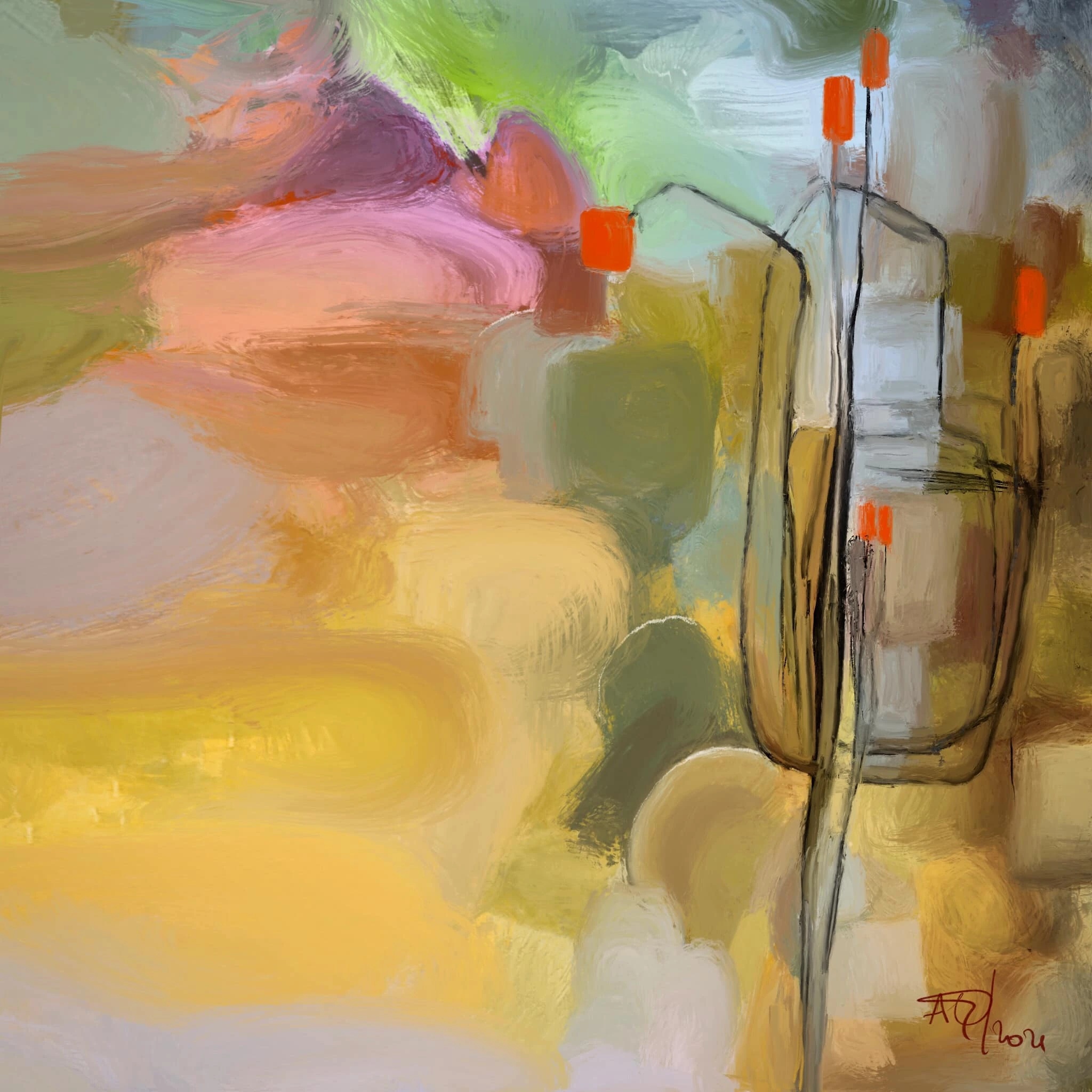 Abstract Loops - Sur le printemps - Comp V — Arnaud Quercy