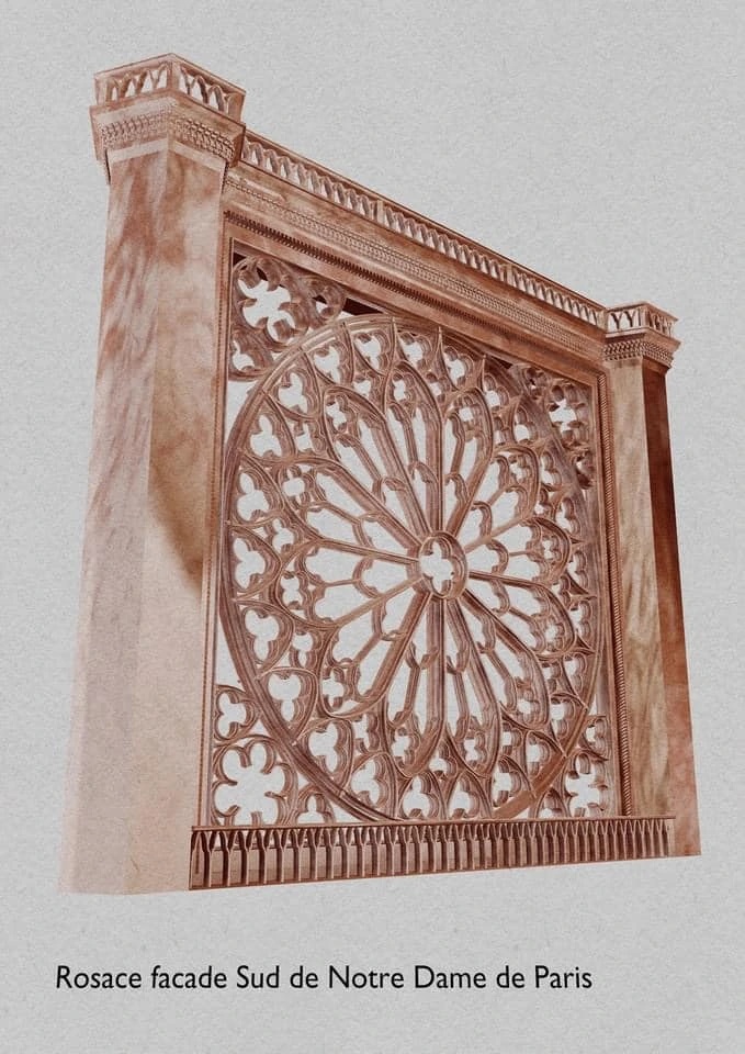 Facade Sud notre Dame — Arnaud Quercy