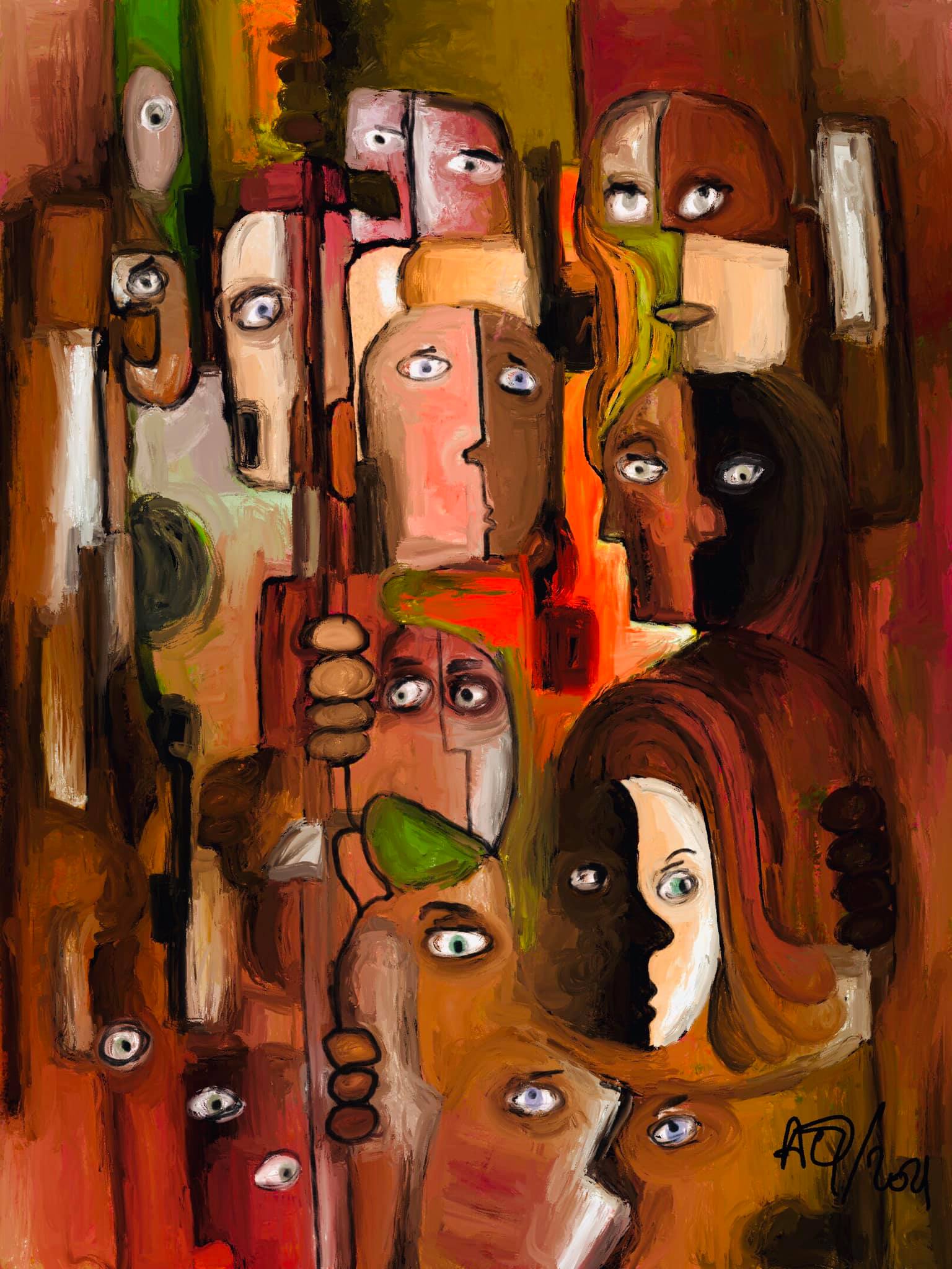 Morning commute - Rush hour in the parisian metro — Arnaud Quercy