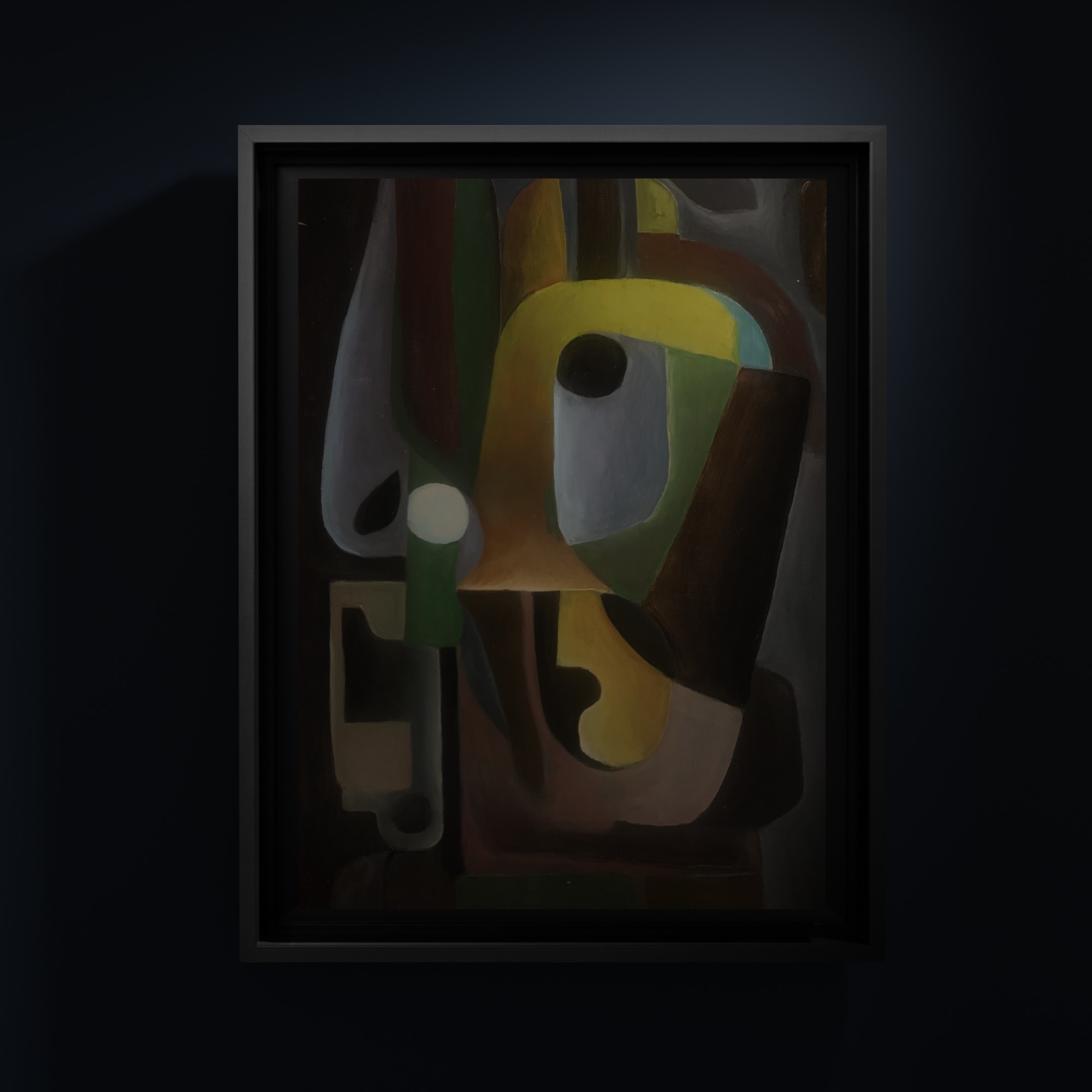 Oil titled Blindsight