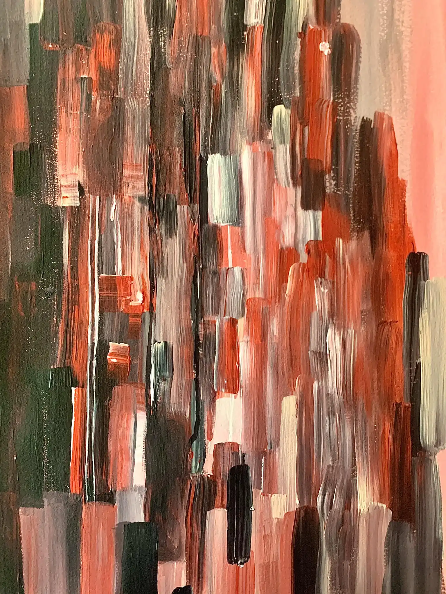 Acrylic titled Parisian Thoroughfare