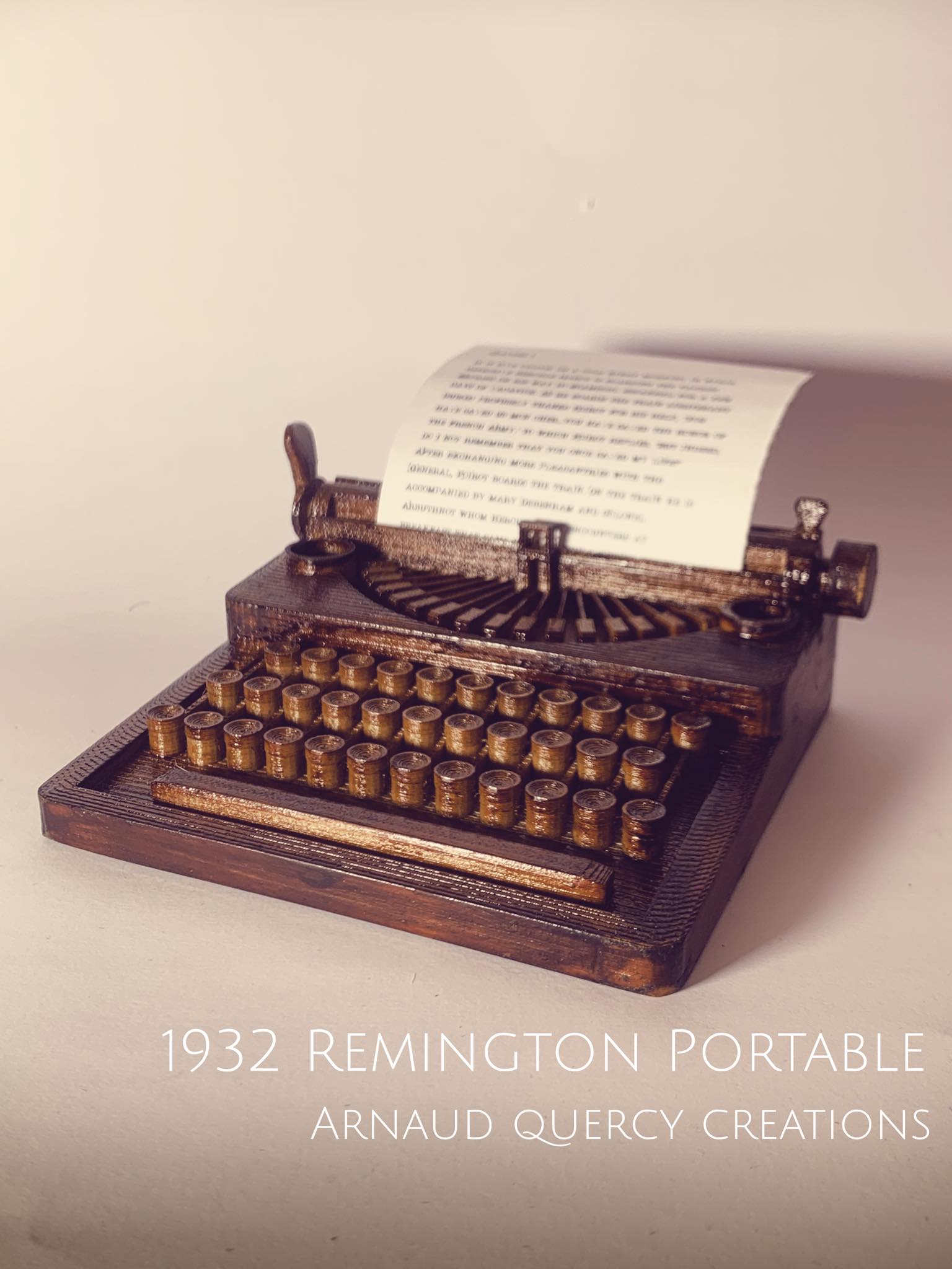 Remington portable — Arnaud Quercy