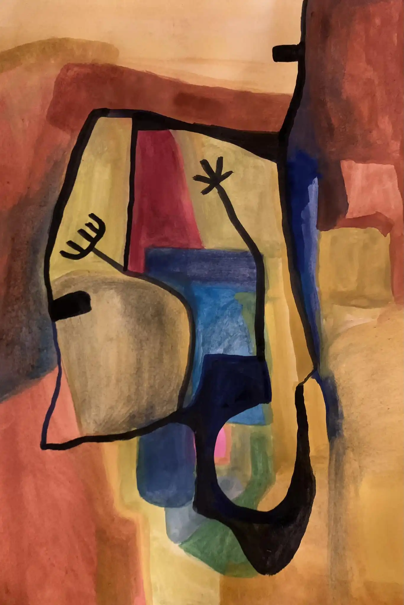 Gouache titled Caribbean Rhythms