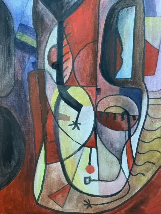 Watercolor titled Reveries