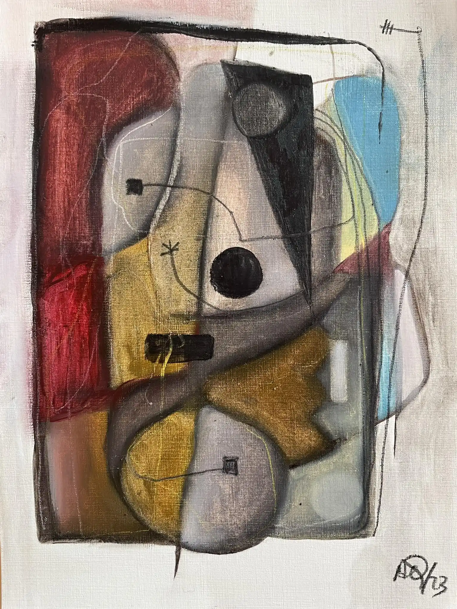 Oil titled The Solitary Cyclop