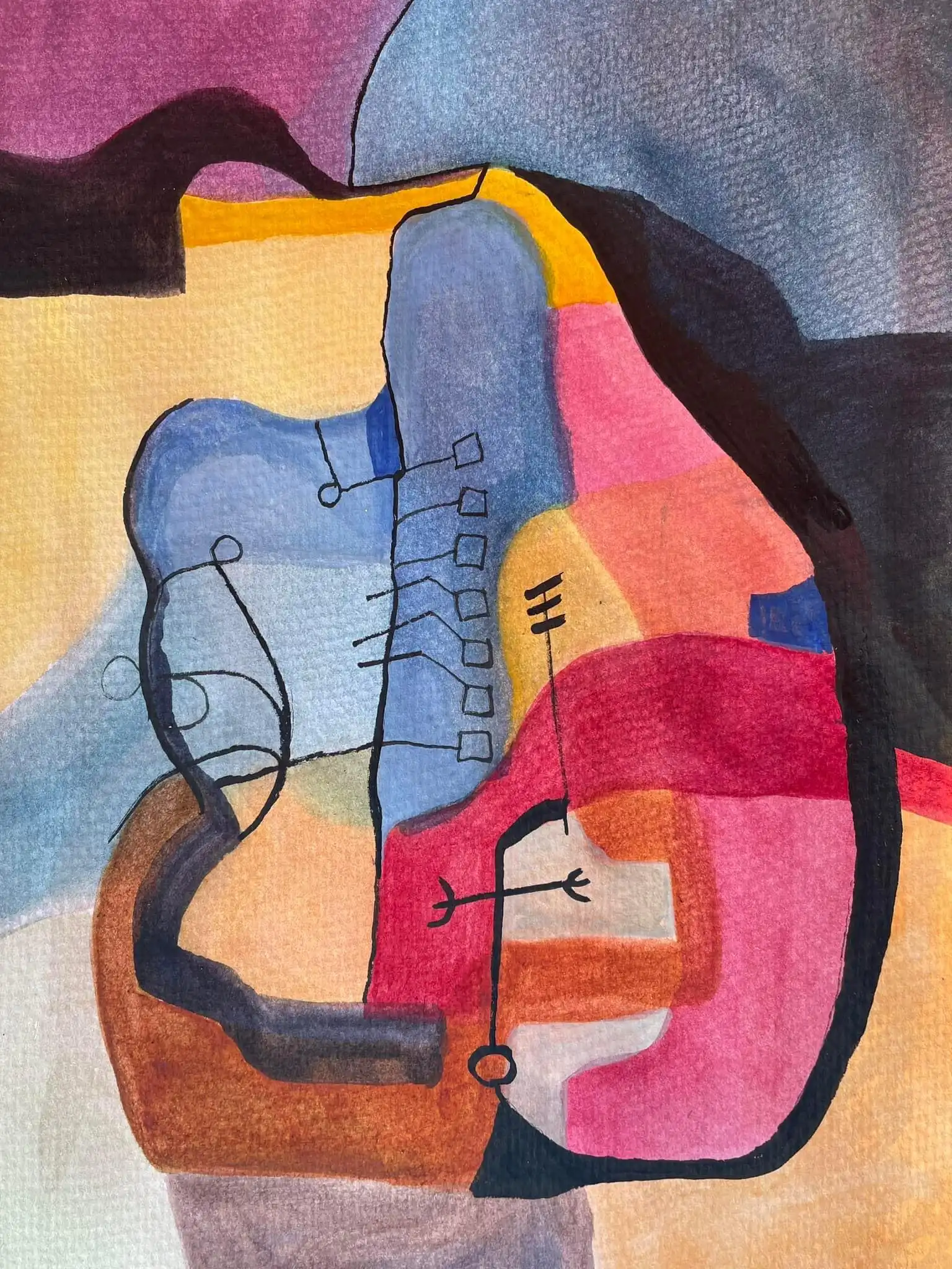 Watercolor titled Unbridled Spirit