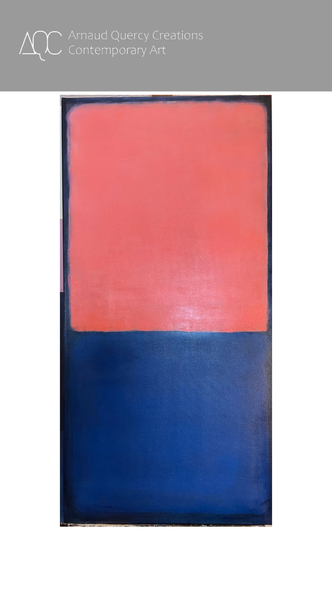 A la façon de Rothko, pour Frederique — Arnaud Quercy
