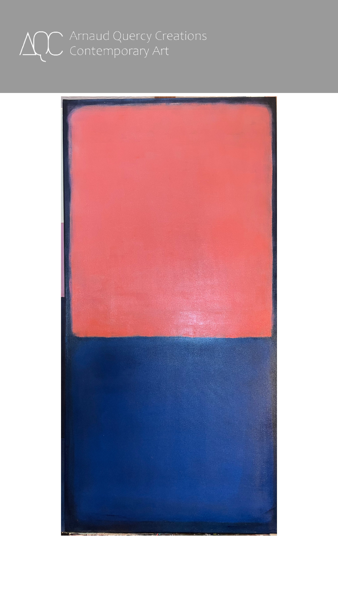 A la façon de Rothko, pour Frederique — Arnaud Quercy