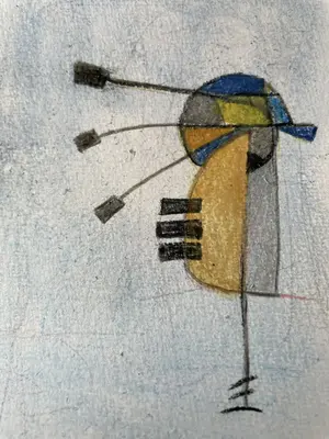 Bird, Jam Blues — July 1952 — Jazz-Inspired Watercolor — Arnaud Quercy (2024)