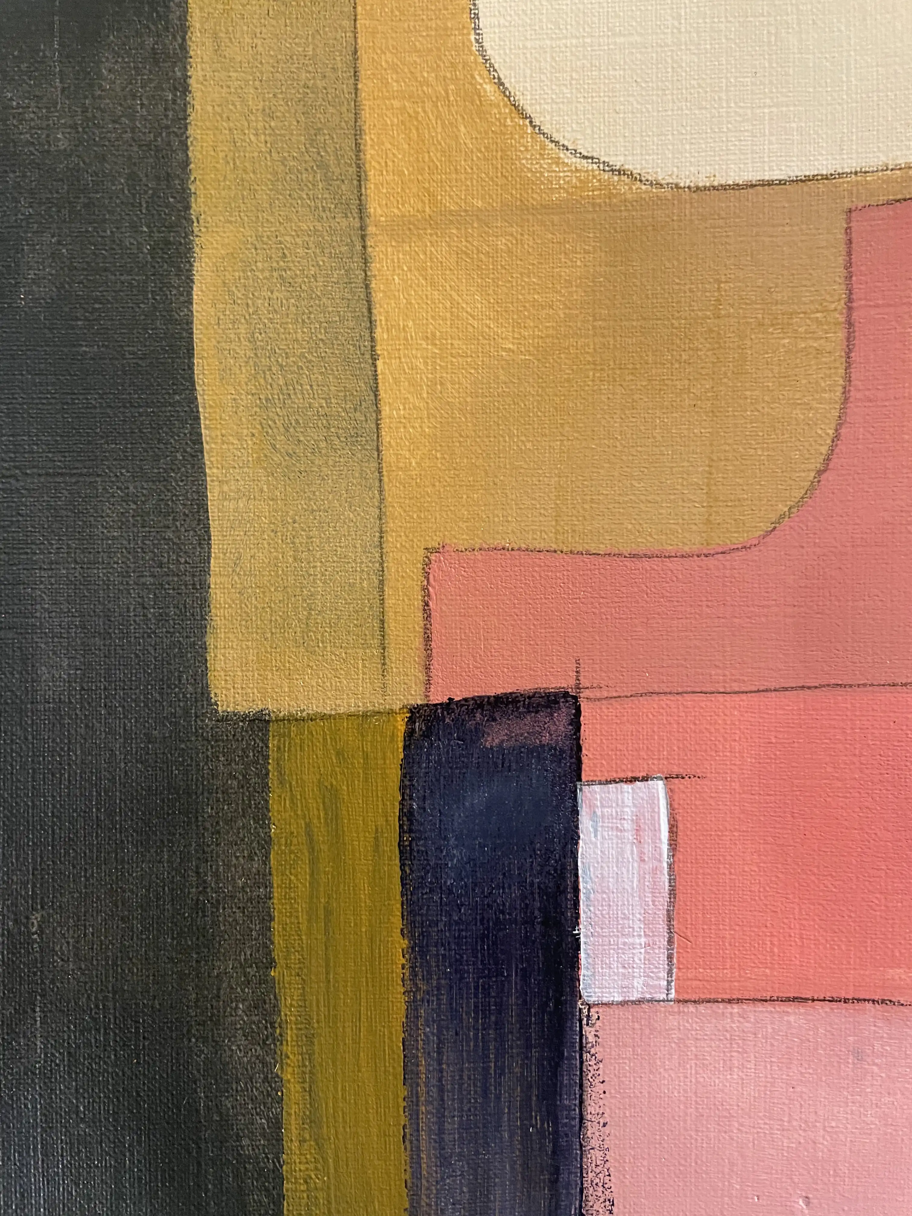 Acrylic titled C Major9 - Research on Harmony - Variation 5