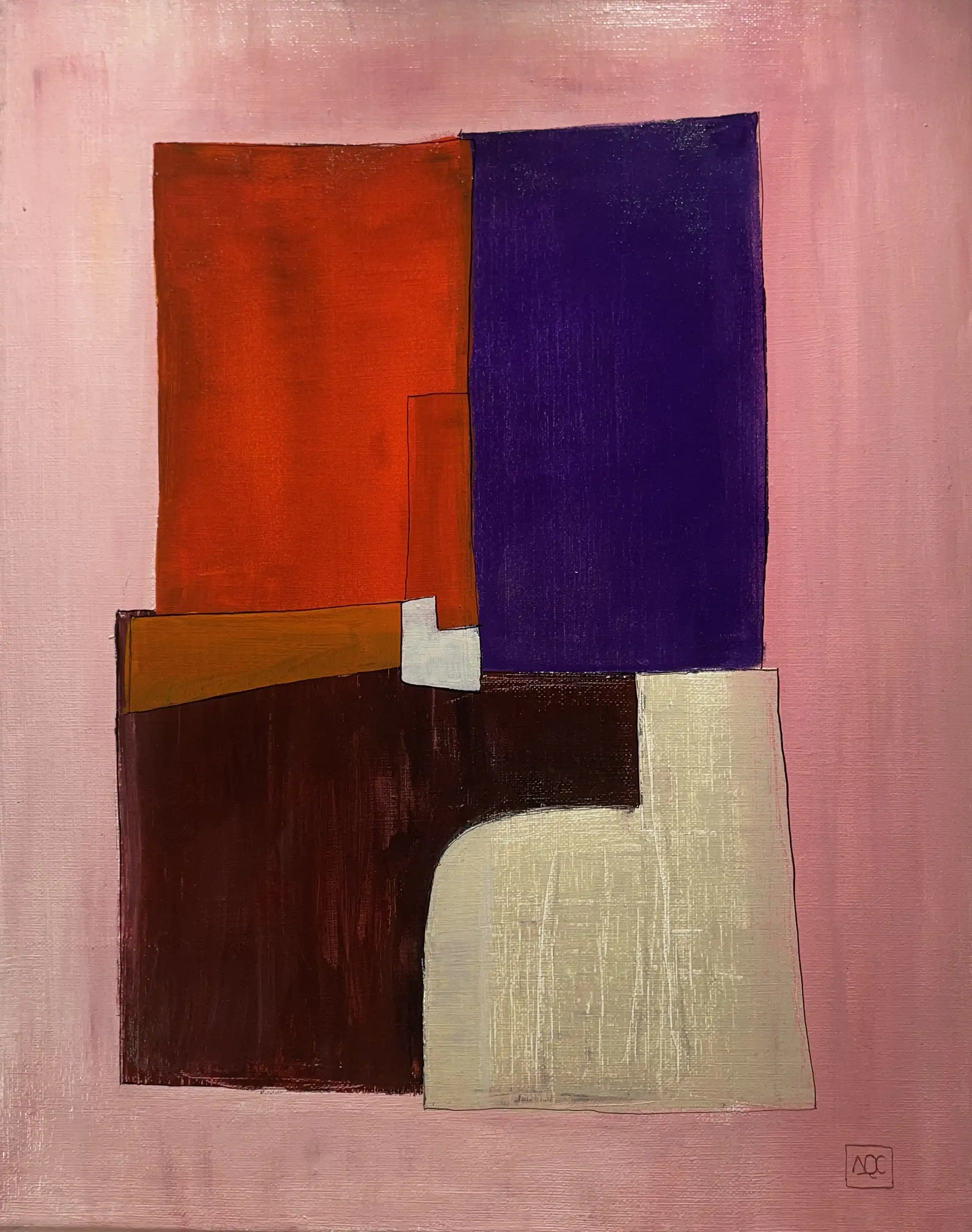 Acrylic titled C minor - Research on Harmony