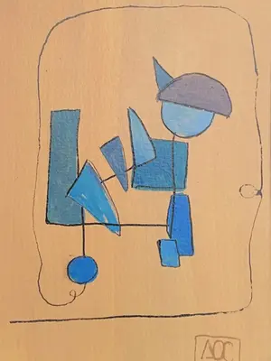 Cat's playing with a yarn ball