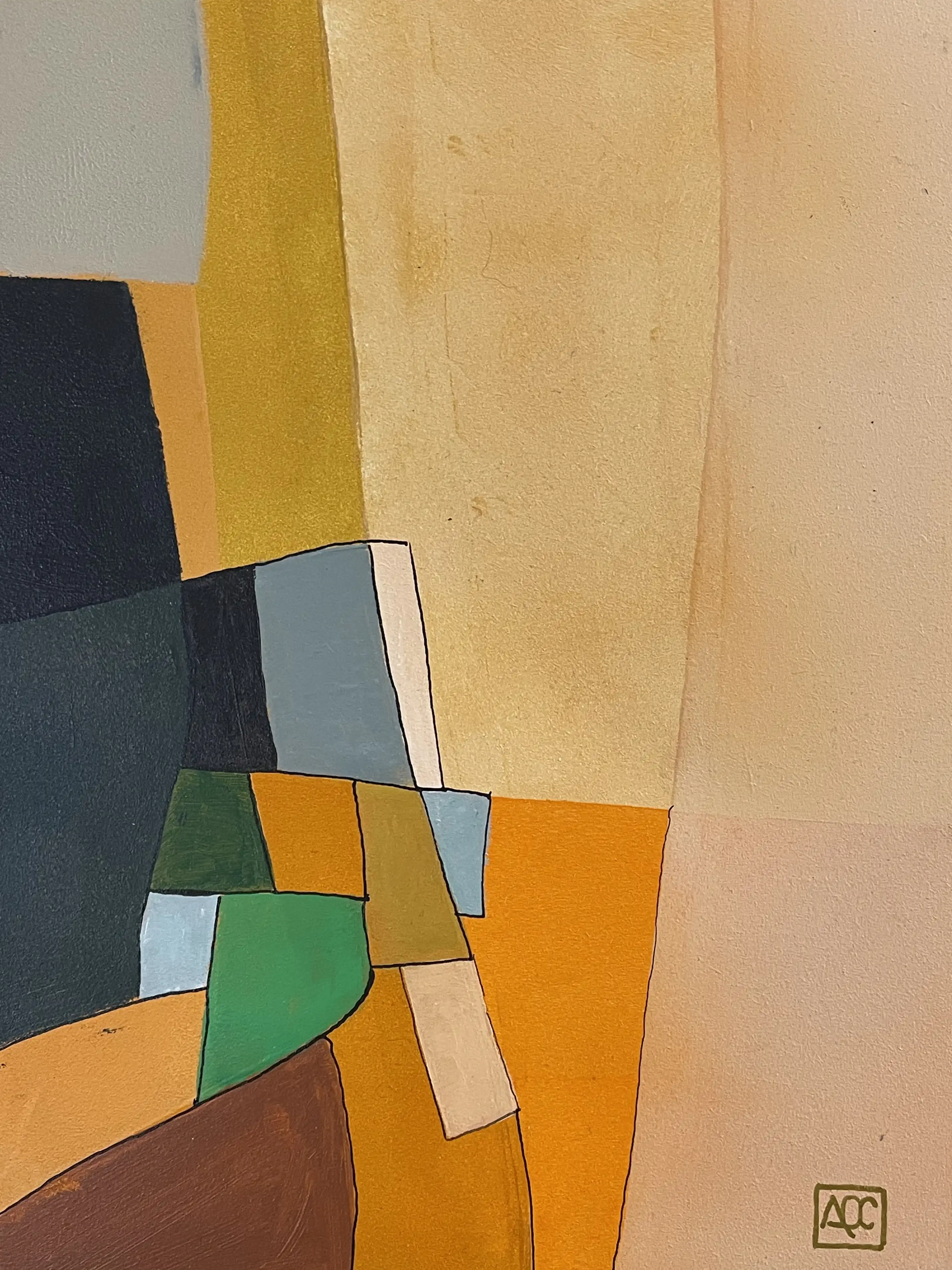 Acrylic titled D Major - Research on Harmony - Variation 6