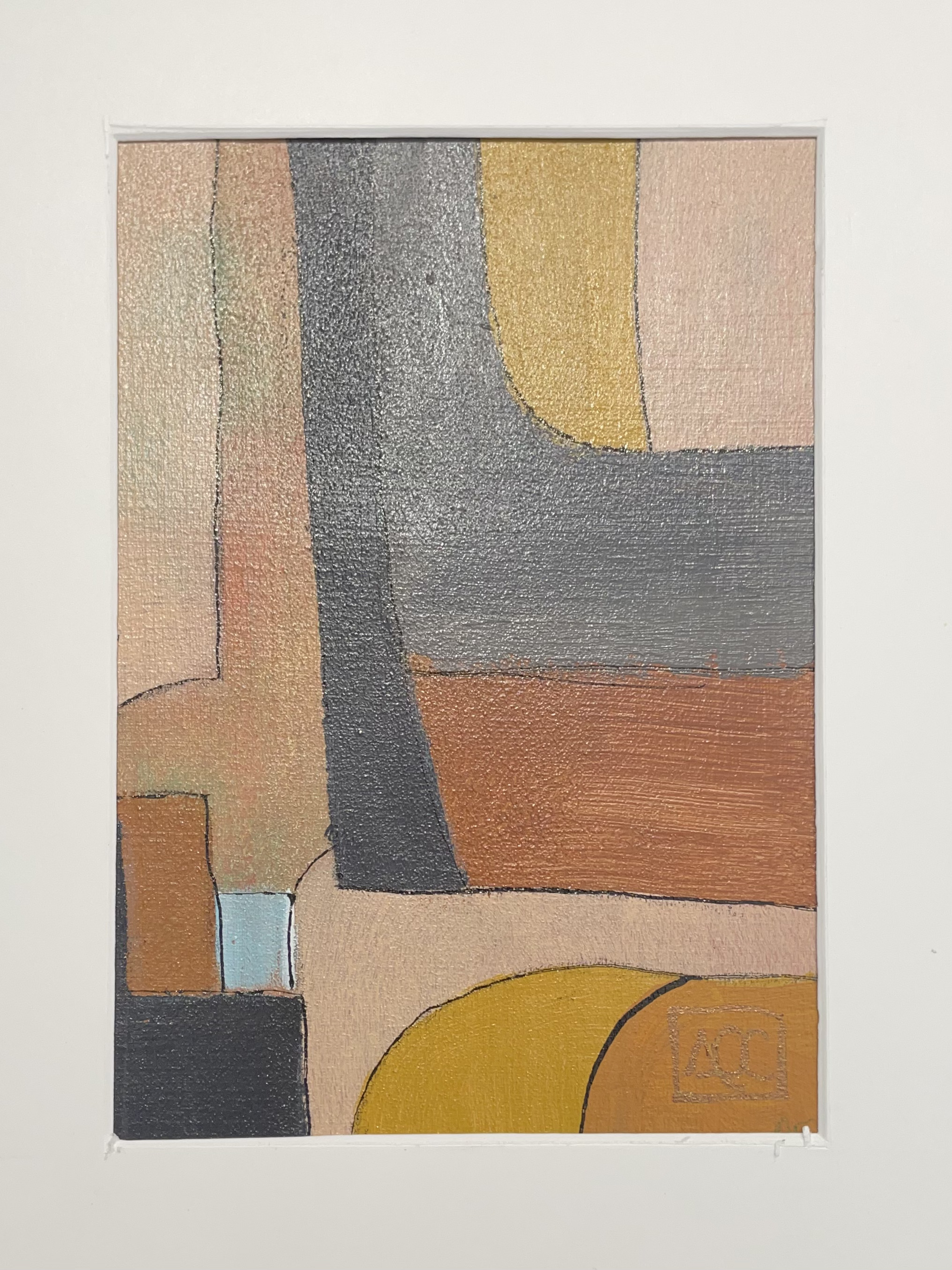 Acrylic titled D Major9 - Research on Harmony - Variation 10