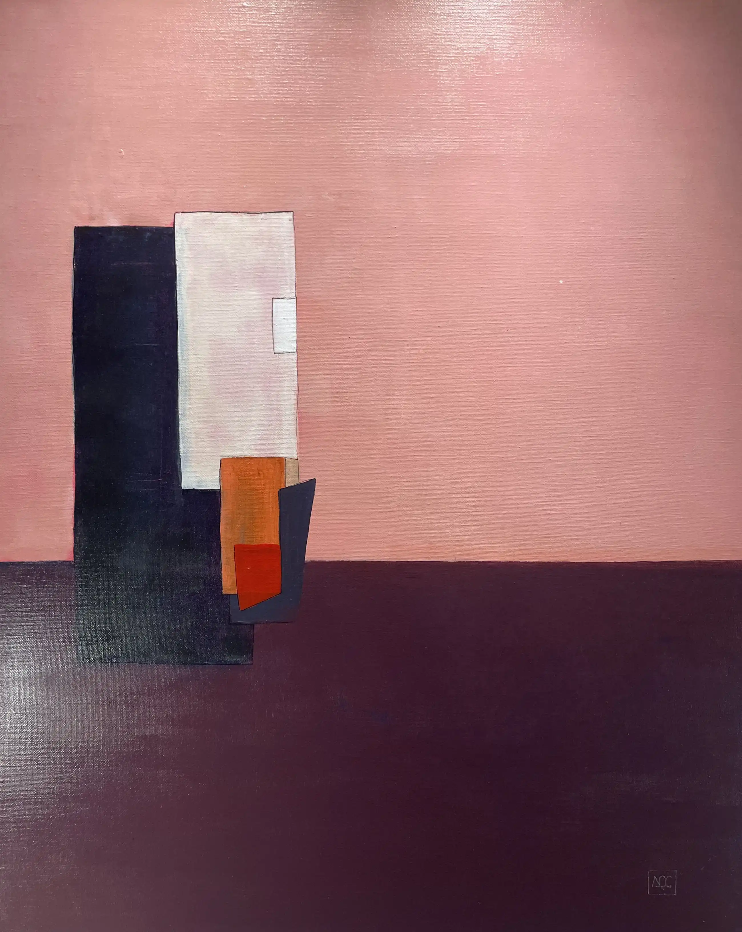 Acrylic titled F minor - Research on Harmony - Variation 5