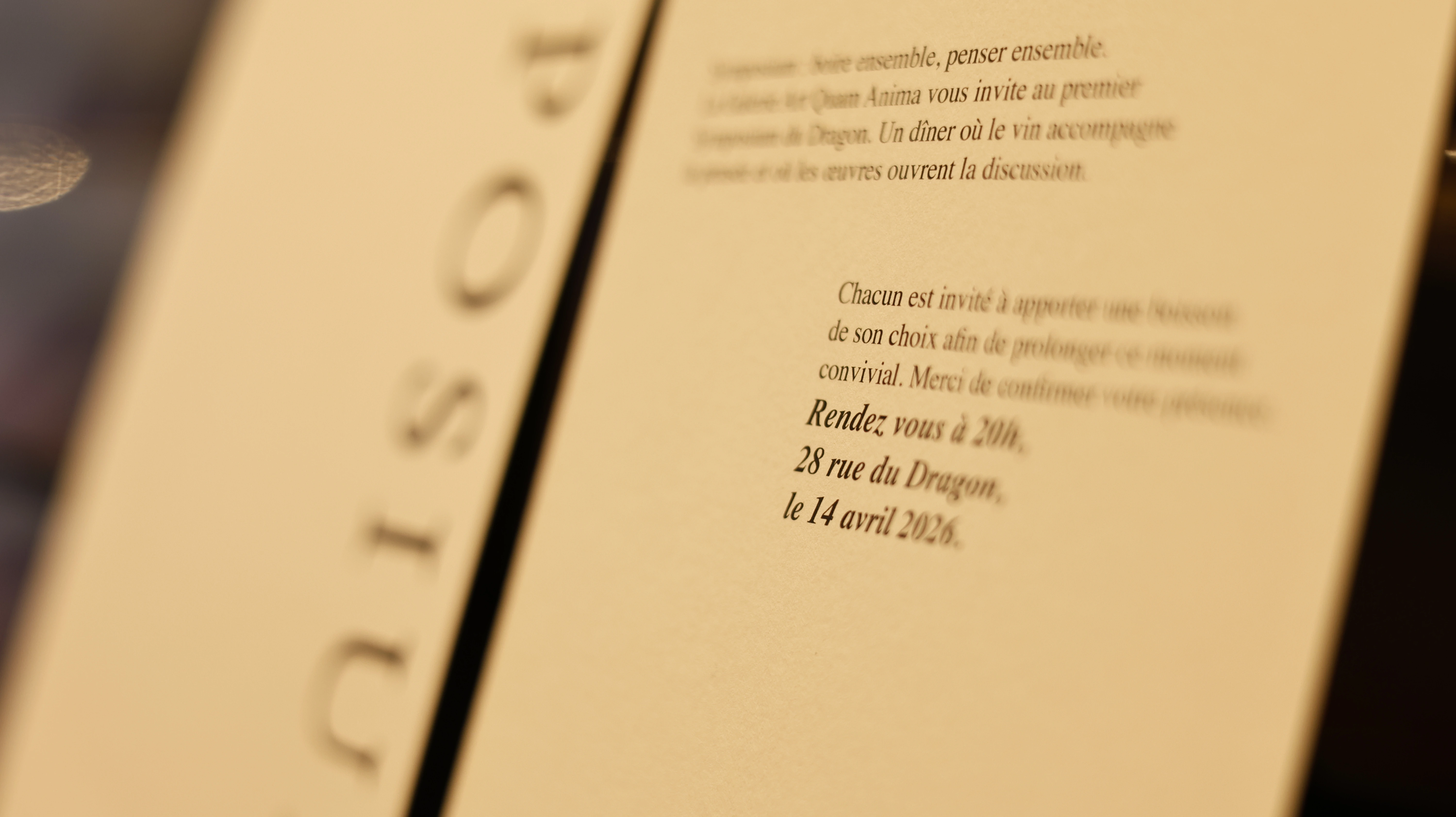Symposium du Dragon — I