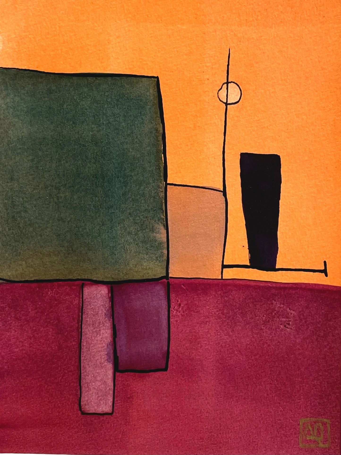 Watercolor Study in B Major No. 1 — Arnaud Quercy