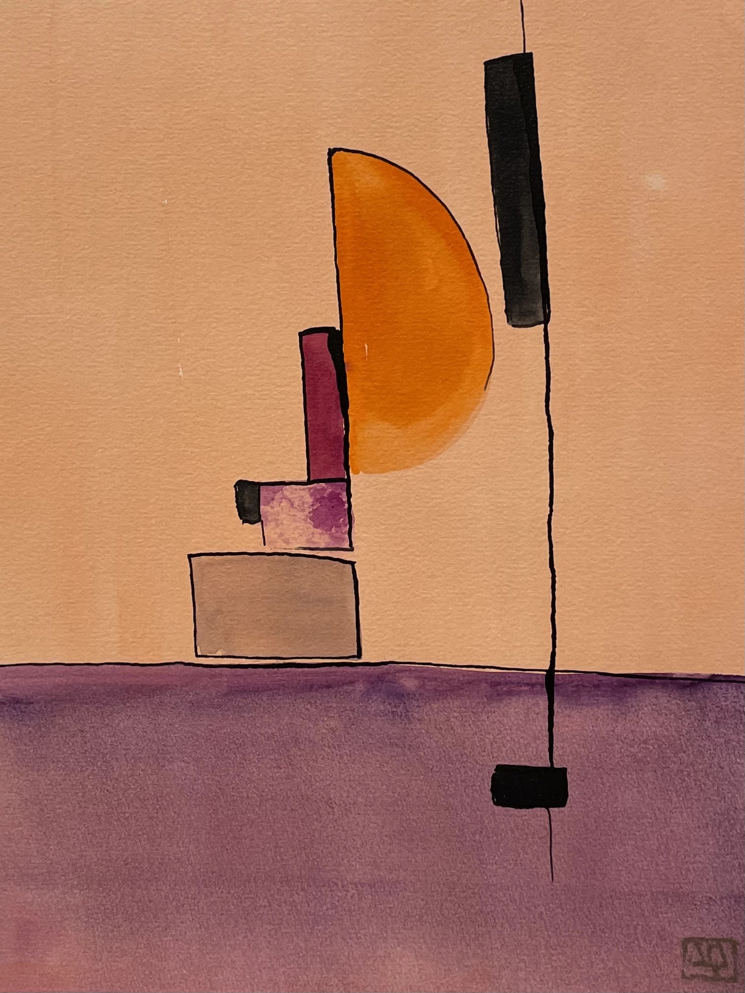 Watercolor Study in Bb Major No. 2 — Arnaud Quercy