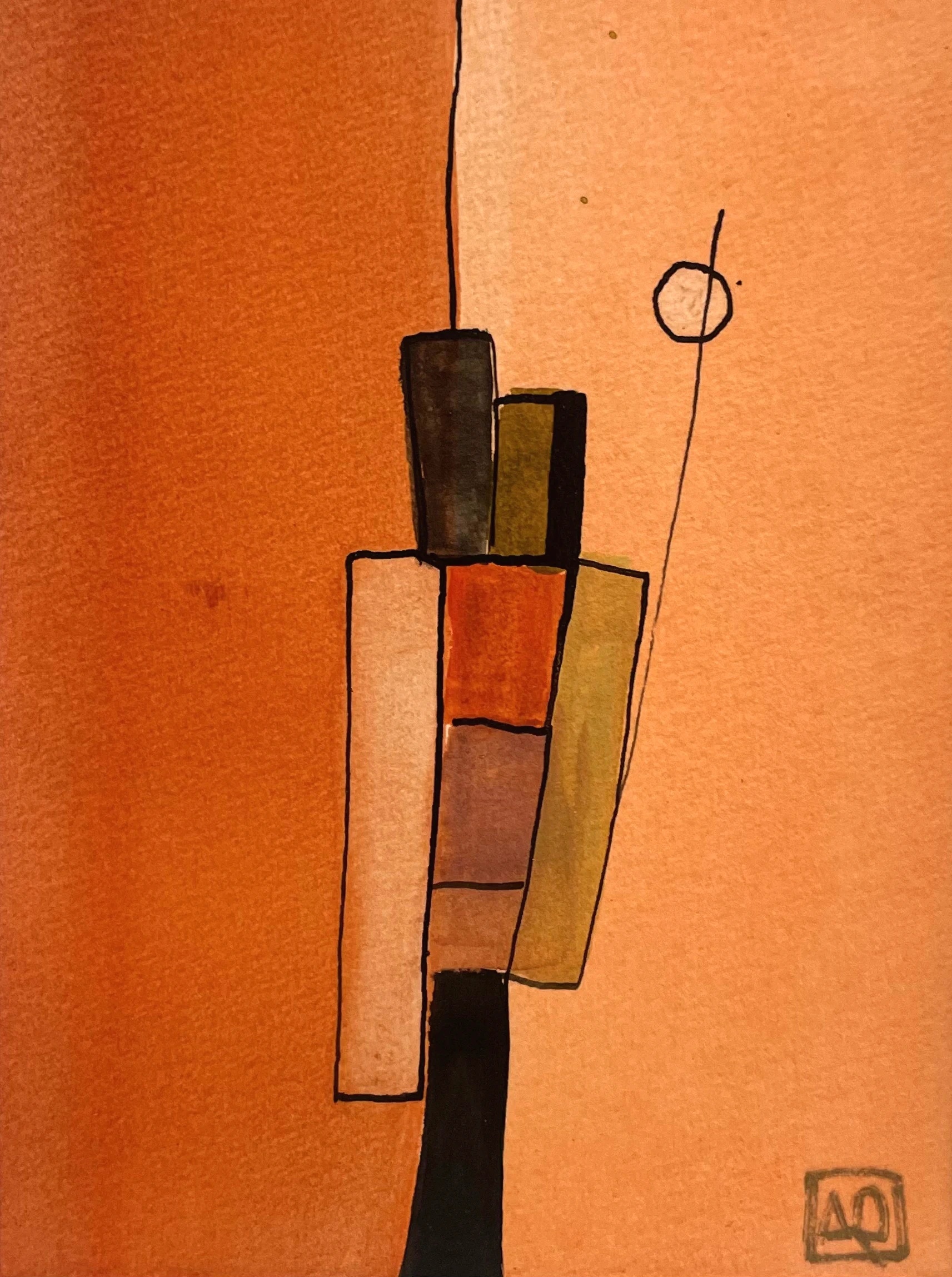Watercolor Study in C5 (power chord) No. 1 — Arnaud Quercy