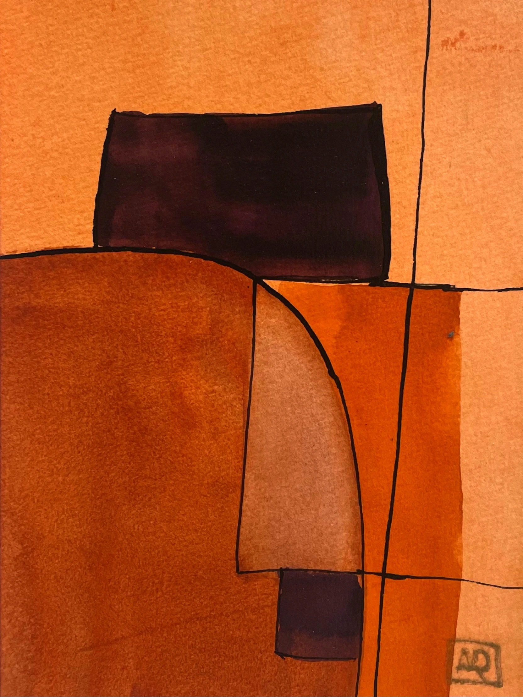 Watercolor Study in C5 (power chord) No. 2 — Arnaud Quercy