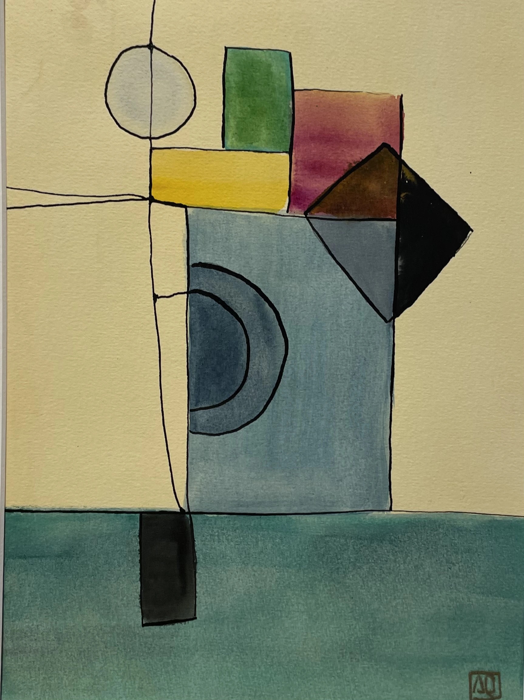 Étude à l'aquarelle en Fa dièse mineur n° 2 — Arnaud Quercy