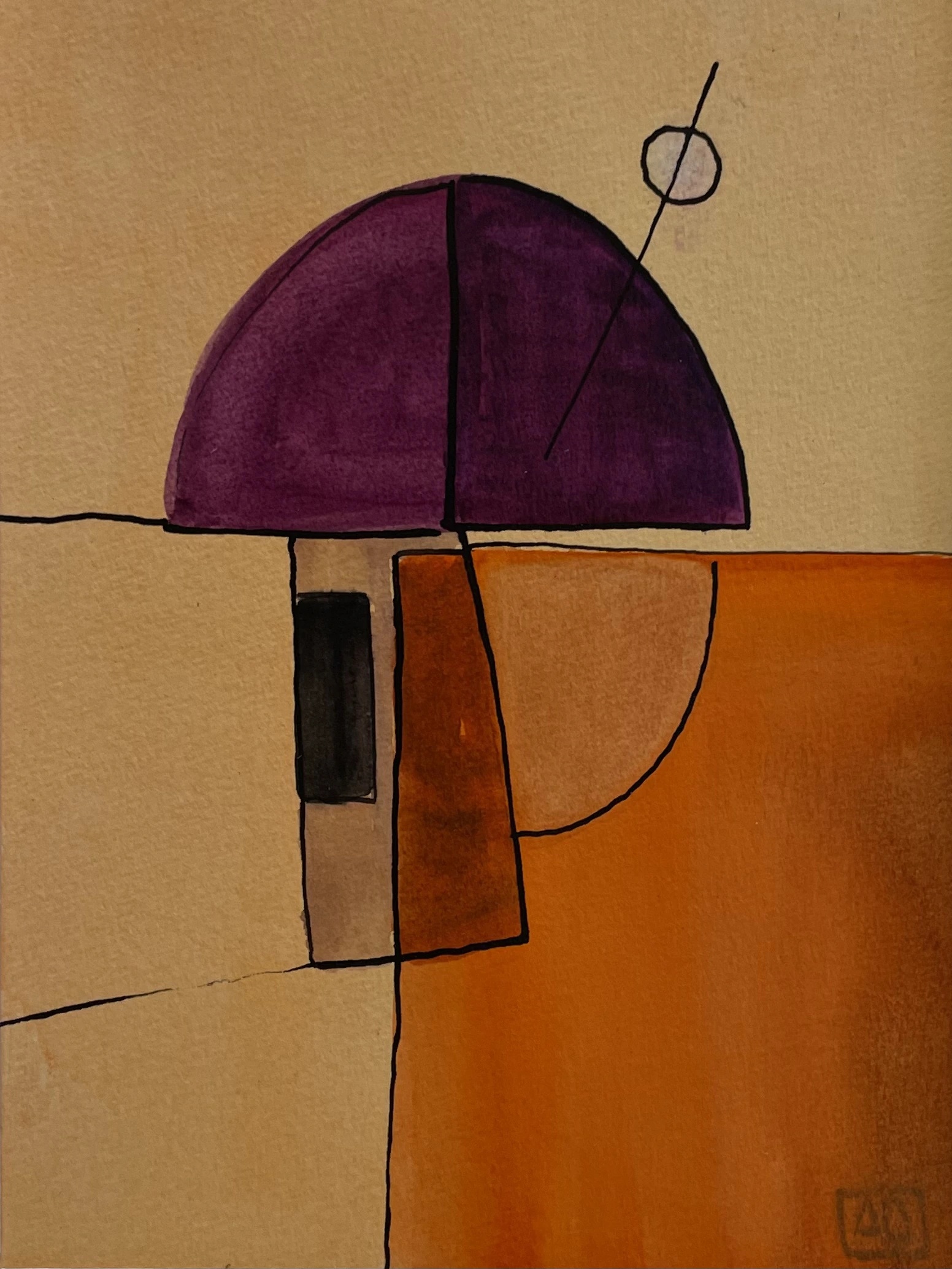 Étude à l'aquarelle en Sol mineur n° 1 — Arnaud Quercy
